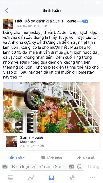 Suri'S House Homestay Da Lat Exterior foto